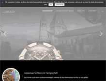 Tablet Screenshot of goldankauf-mainz.com